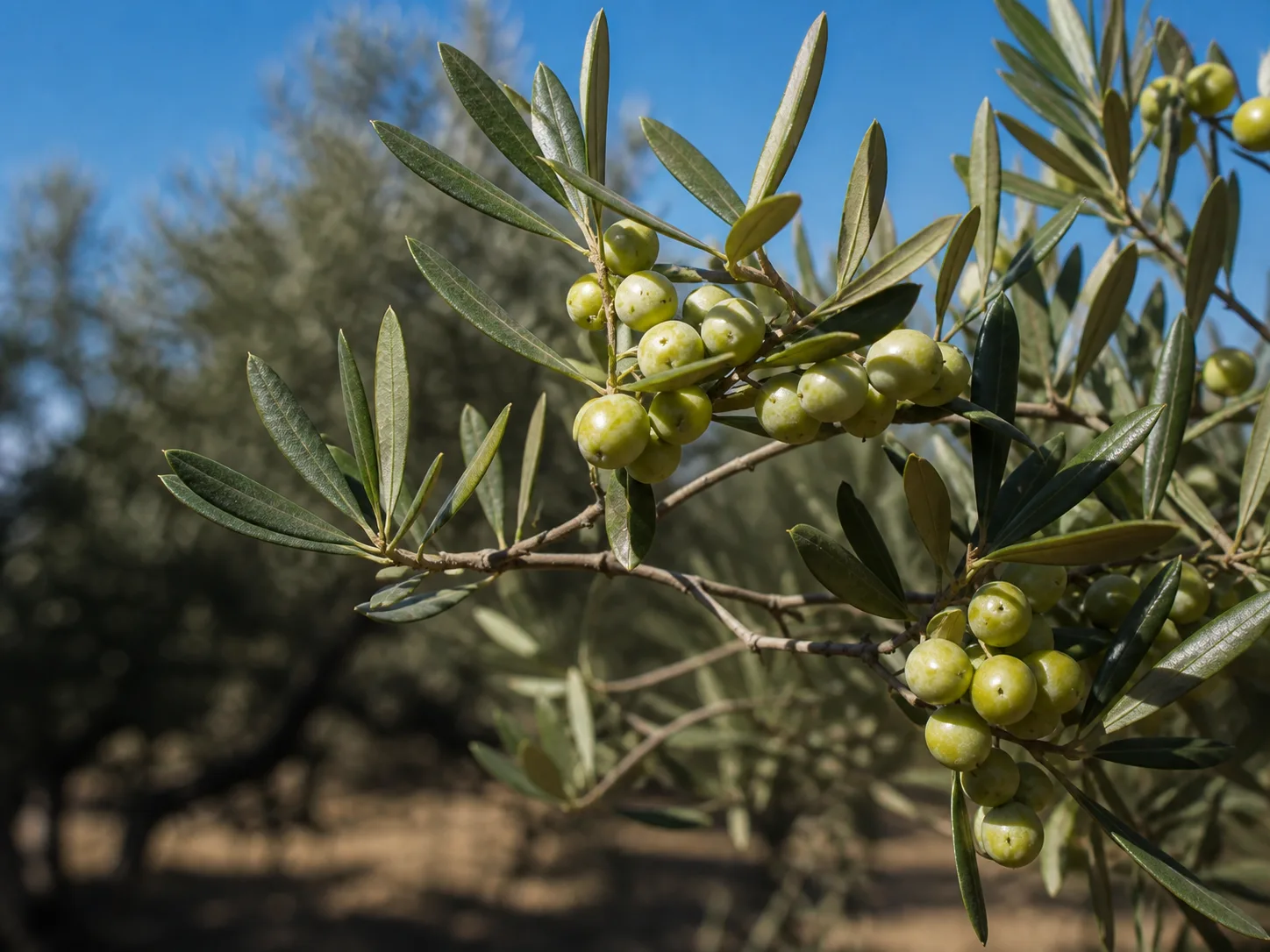 Aceitunas de la variedad Arbosana